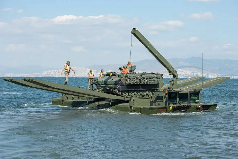 OTTER amphibious assault bridge and ferry system FNSS Turkey details 925 003