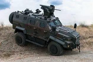 Ejder Yalcin 4x4 tactical wheeled armoured combat vehicle Nurol Makina Turley Turkish defense right side view 001