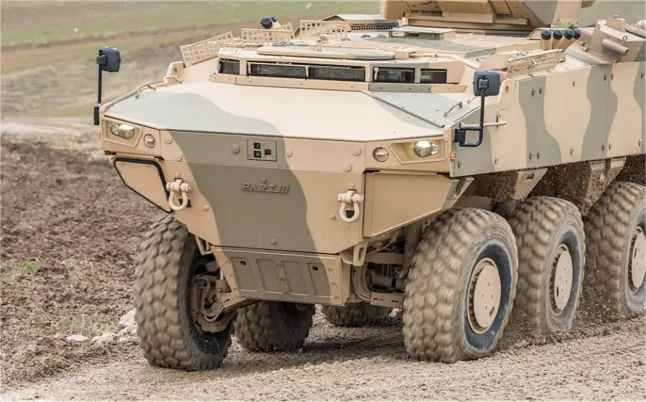 PARS III 6x6 wheeled armored vehicle APC IFV FNSS Turkey details 925 001