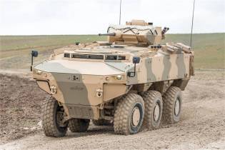 PARS III 6x6 wheeled armored vehicle APC IFV FNSS Turkey front view 001