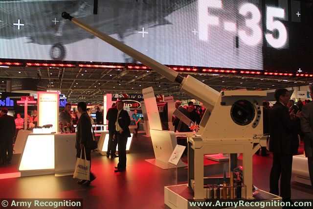 CTA International is an equal-shares joint venture company between defence companies Nexter and BAE Systems that has been established to develop and manufacture new medium-calibre cannon for use with armoured and reconnaissance vehicles. One of the product of CTAI is the CTAS 40mm automatic cannon which is presented at DSEI 2013 on BAE Systems booth.