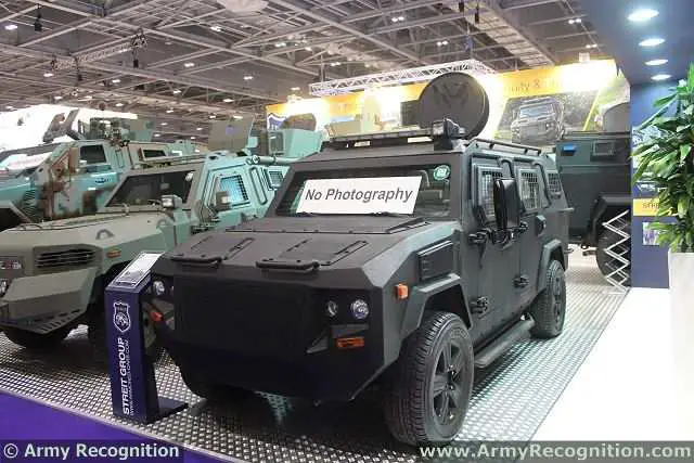 The Cobra is a versatile APC based on the Toyota land Cruiser 200 series, a combination of ballistic steel monocoque body, mild steel inner floor and under-body blast protection. The Cobra can be used by modern armed forces in the new battlefield, but also by law enforcement agencies when agility is essential and protection is paramount. 