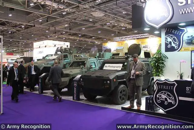 Streit Group, the world’s largest privately-owned vehicle armouring company presents its full range of armoured vehicles at DSEI 2013, International Defence & Security exhibition in London, United Kingdom. With over 100 models across a range of product categories – including luxury vehicles for VIP protection, cash in transit, security and commercial, and tactical military vehicles – the company is delivering a new level of quality. Proven by the extensive experience they have gained in the field, including recent war zones, all Streit Group vehicles have full test certifications.