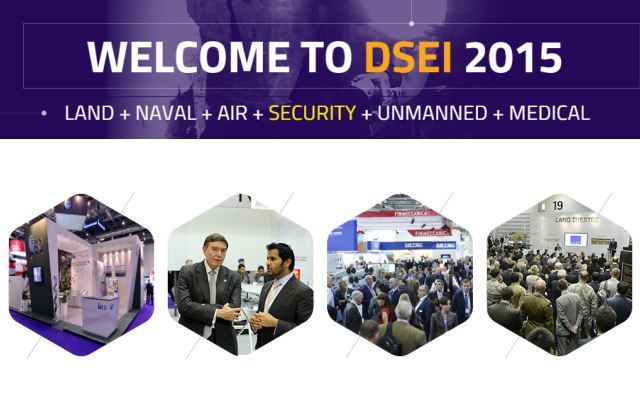 DSEI 2015 Web TV Television pictures photos images video International Defence Security Equipment Exhibition Conference Excel London United Kingdom 