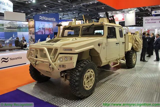 Expal of Spain presents a new version of the EIMOS 81 Integrated Mortar System for light vehicle 640 001