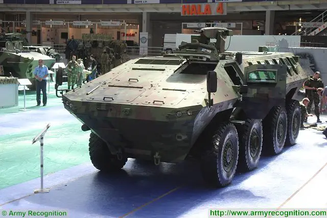 One of the highlight products showed by Yugoimport at DSEI 2015 is the Lazar, an 8x8 armoured vehicle personnel carrier fully designed and produced by the Serbian Company.