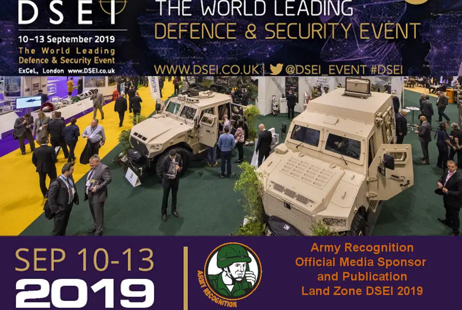 DSEI 2019 Army Recognition Official Media Sponsor and Publication Land Zone Show Daily News TV 925 001