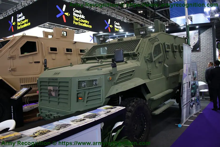 IAG presents 4x4 Guardian Xtreme MRAP Mine Resistant Ambush Protected vehicle DSEI 2019 925 001µ