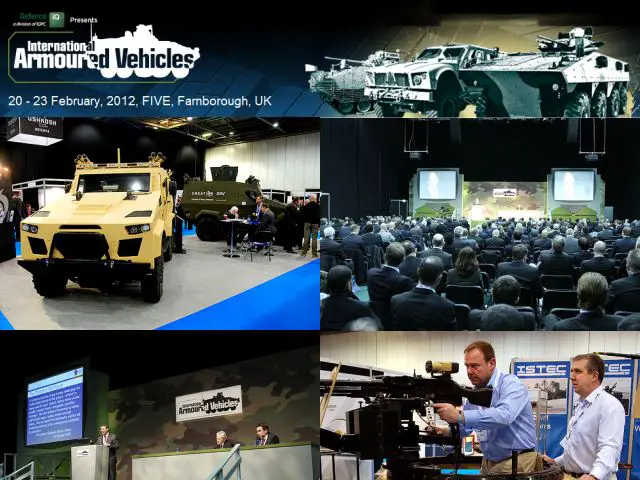 IAV 2012 International Armoured Vehicles pictures photos video images Farnborough United Kingdom Salon International des véhicules blindés