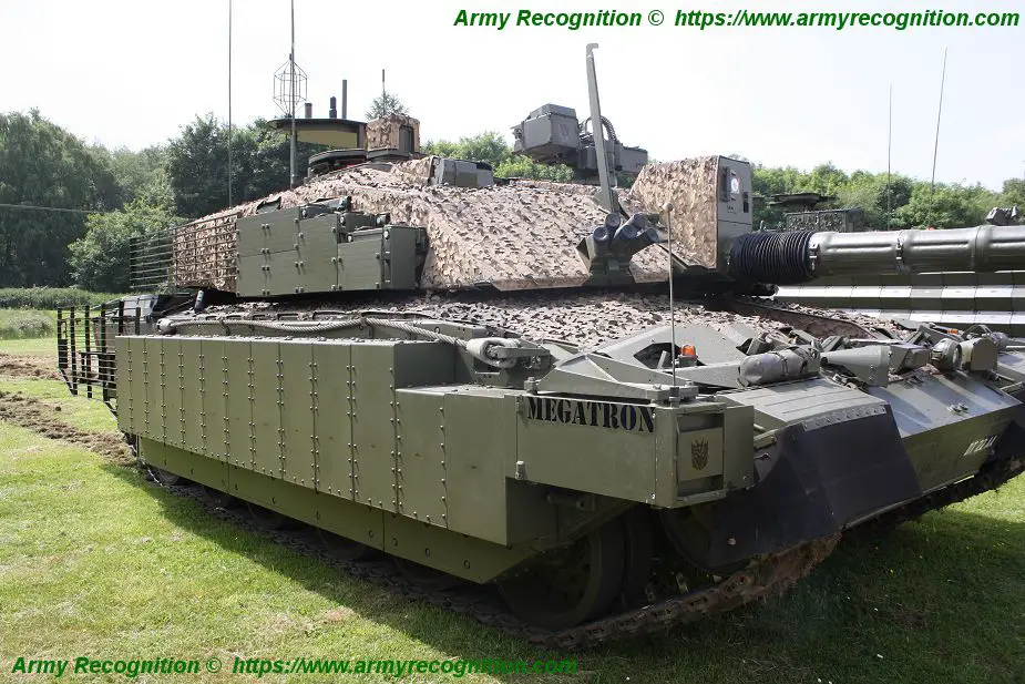 Challenger 2 TES MBT Megatron main battle tank United Kingdom British Army defense industry details 004