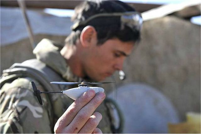 British troops in Afghanistan are the first to use state-of-the-art handheld nano surveillance helicopters Black Hornet which can provide them with vital situational awareness.