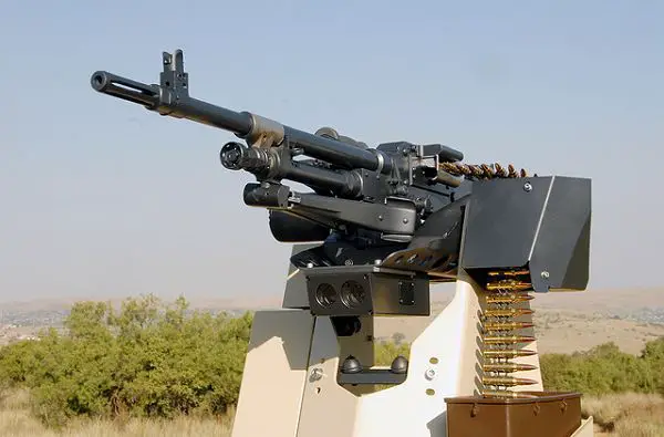 With many turret systems, the gunner is often exposed to possible enemy fire, but with BAE Systems’ Self-Defense Remotely Operated Weapon (SD-ROW) turret, a vehicle’s operator can engage hostile targets without exposing their gunner. 