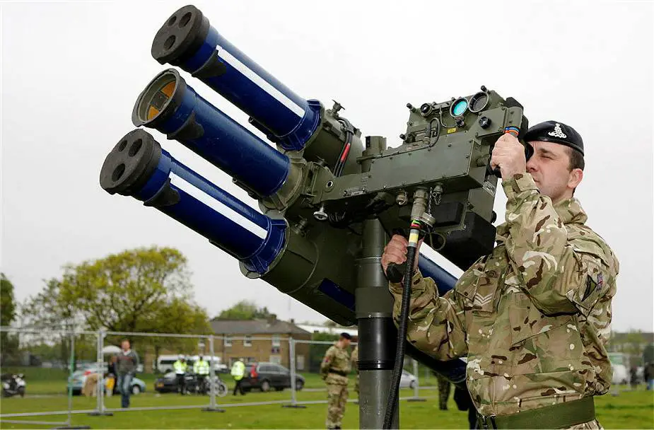 Starstreak MANPADS man portable surface to air defense missile system United Kingdom 925 001