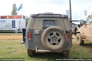Cobra 4x4 APC armoured vehicle personnel carrier Streit Group defence industry military technology rear side view 001