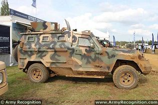 Cougar 4x4 APC light armoured vehicle personnel carrier Streit Group defence industry right side view 001