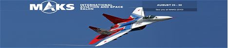MAKS 2015 International Aviation and Sopace salon Moscow Russia