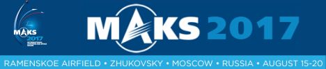 MAKS 2017 International Aviation and Sopace salon Moscow Russia