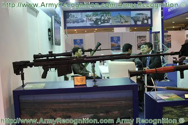 Azerbaijan’s Ministry of Defense Industry designed several small arms this year. Informing APA about new weapons, Azerbaijani Minister of Defense Industry Yavar Jamalov said that one of them was a sniper rifle with 7.62x51 caliber designed in accordance with NATO standards. Shooting distance of the new sniper rifle is 1000 m, capacity of charger – 10 cartridges and weight – 7.1 kg.