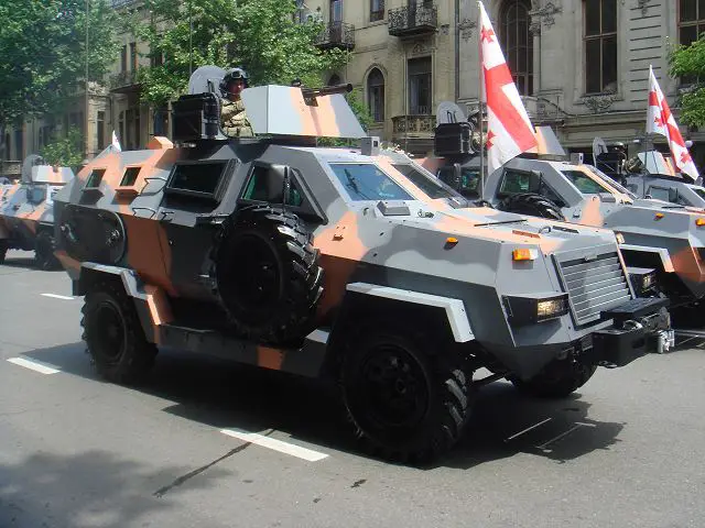Didgori-1 4x4 wheeled multirole armoured vehicle personnel carrier Georgia Georgian army 640 002
