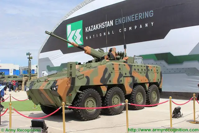 Paramount Group the African-based global defence and aerospace company and Kazakhstan Enginneer unveil new generation of 8x8 Infantry Combat Vehicle named "Barys" at KADEX 2016, Kazakhstan defense exhibition in Astana.