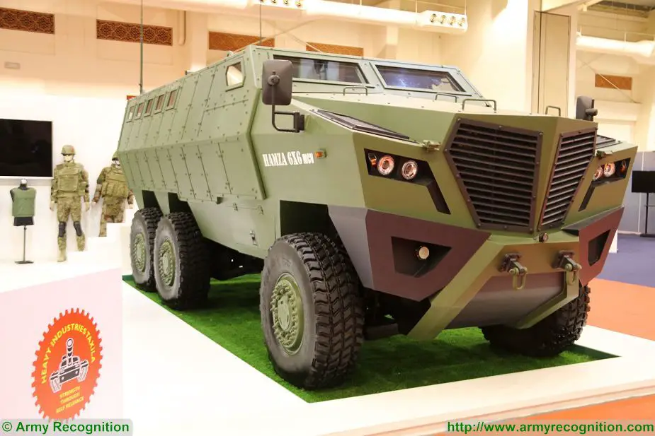 Hamza 6x6 MRAP Mine Resistant Ambush Protected vehicle BIDEC 2017 first edition of Bahrain defense Exhibition 925 001
