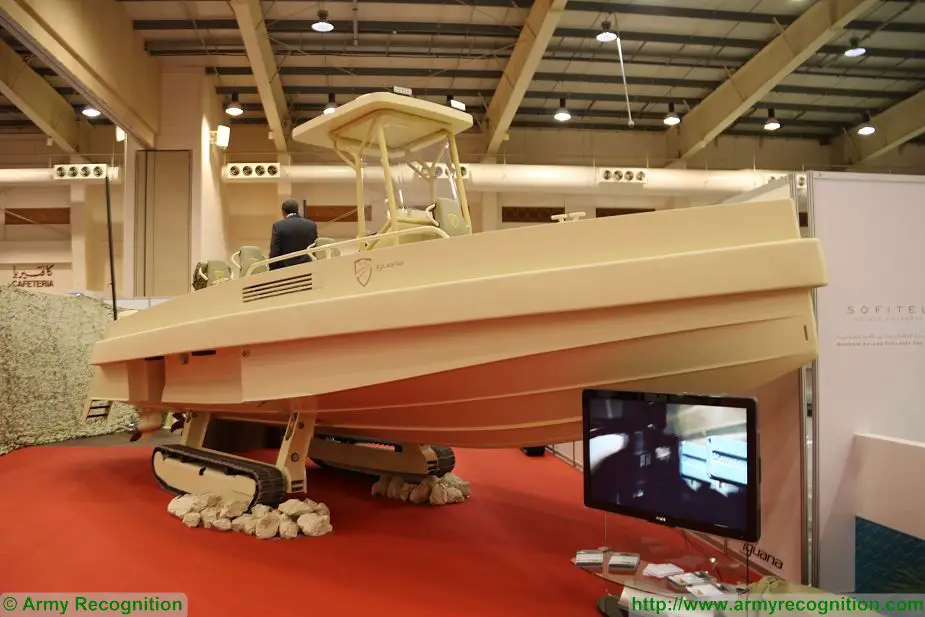 Iguana Pro amphibious boat France BIDEC 2017 first edition of Bahrain defense Exhibition 925 001