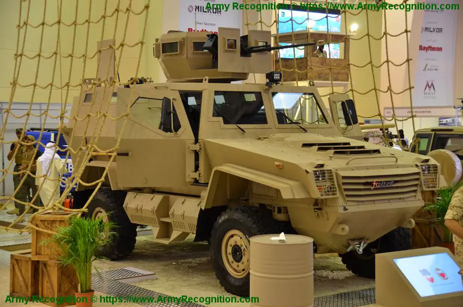 Bahrain Defence Force unveils local made Faisal 4x4 APC Armored Personnel Carrier BIDEC 2019 925 001