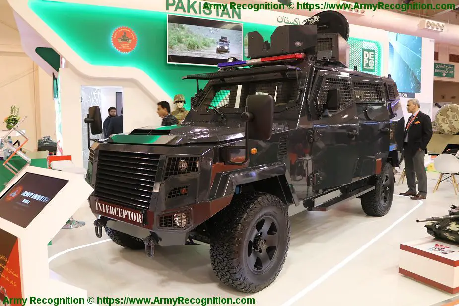 Cavalier Group from Pakistan has delivered 6 Interceptor vehicles to Bahrain National Guard BIDEC 2019 925 001