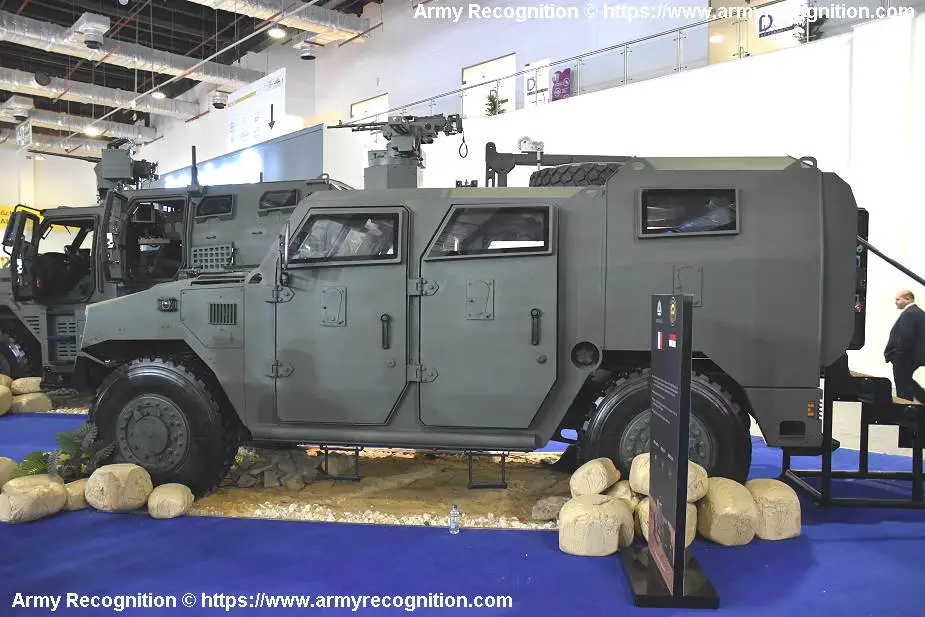 France and Egypt have jointly developed new Sherpa 4x4 light tactical armored vehicle 925 002
