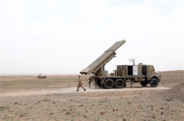 The Fajr-5 is long-range rocket artillery missile with a maximum range of 75 km.