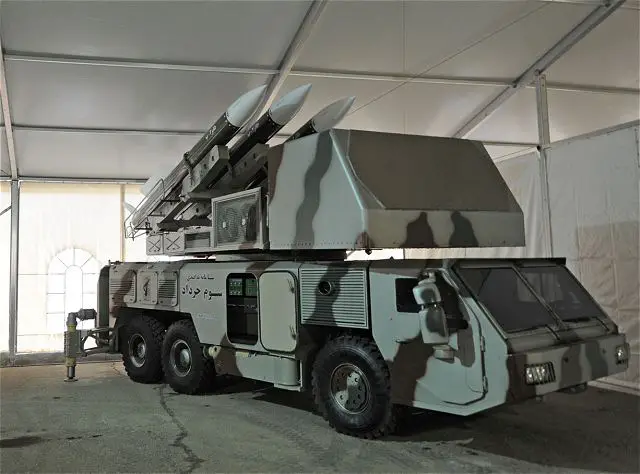 The Islamic Revolution Guards Corps (IRGC) Aerospace Force of Iran unveiled the home-made new air defense missile system Third of Khordad with has the capability to track four targets and destroy them with eight missiles all at once.