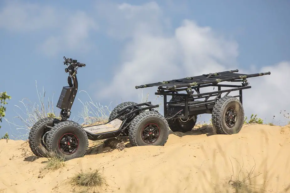 DSRaider presents new electric powered 4x4 all terrain vehicle EZRaider ISDEF 2019 Israel 925 002