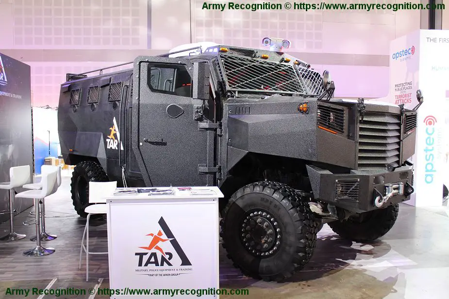 INKAS Canada showcases its Superior 4x4 APC vehicle ISDEF 2019 defense exibition Israel 925 001