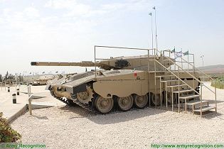 Merkava 1 main battle tank Israeli Army Israel military equipment defense industry left side view 001