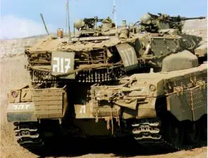 Merkava 2 II main battle tank Israeli army Israel pictures technical data sheet description identification 