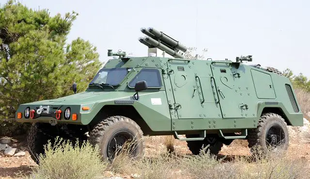Israel Aerospace Industries (IAI) will present its new armored tank hunter/killer system: the RAM MK3 'AT' (Anti- Tank) Configuration. The system will be on display during March 27 to 30, 2012 at the Fidae Air Show in Santiago, Chile.
