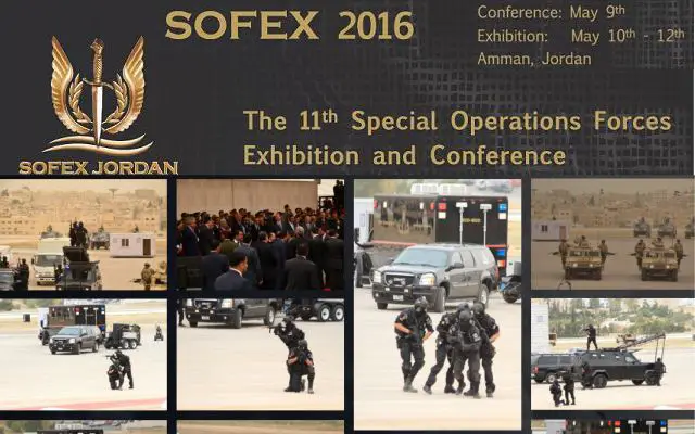 SOFEX 2016 Official Web TV Television pictures photos video images Special Operations Forces Exhibition Conference Jordan army land forces Jordanian defence industry military technology