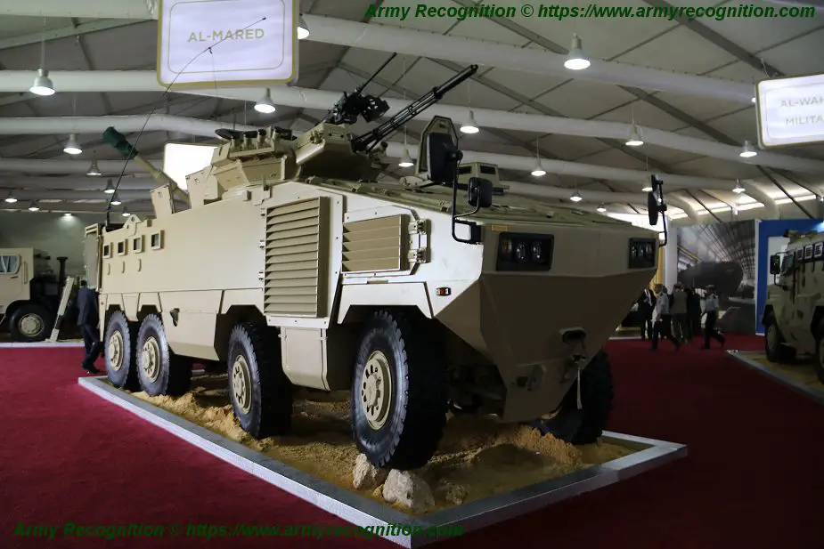 KADDB from Jordan unveils new Al Mared 8x8 armored vehicle at SOFEX 2018 925 001