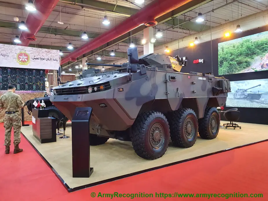 GDA 2019 Otokar exhibits ARMA 6x6 and COBRA Arma02