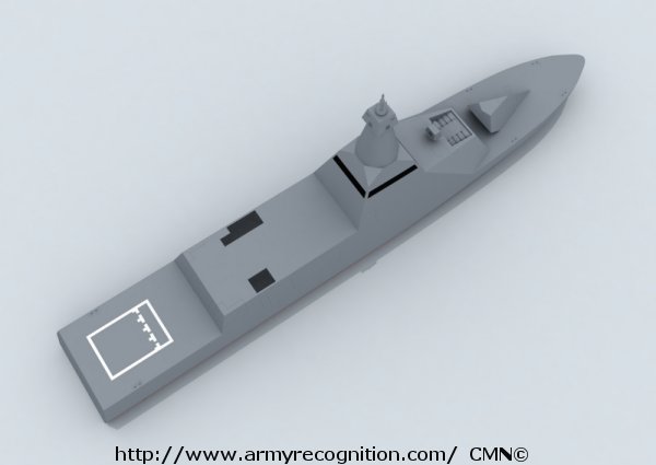 At IDEX 2011 French shipbuilder CMN is presenting for the first time a new stealth corvette concept, the Combattante 65S.