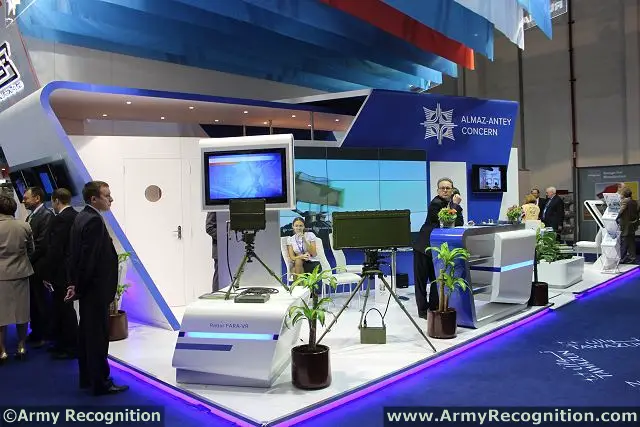 Russia’s air-defense systems manufacturer Almaz-Antei shows for the first time mockup models of advanced battlefield surveillance radar systems at the IDEX-2013 international arms exhibition in Abu Dhabi. Almaz-Antei will display models of FARA-PV, a modernized, portable short-range battlefield surveillance radar with a panoramic display, and Project 1L277, a short-range solid-state ground surveillance radar.