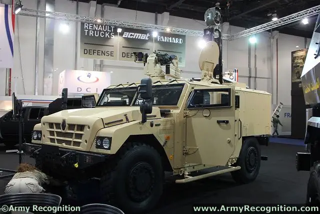 FN Herstal one of the largest leader of small arms manufacturing presents at IDEX 2013, its Light deFNder® Remote Weapon Station designed, developed and manufactured by the Belgian Company. At IDEX 2013, Renault Trucks Defense displays the deFNder® Light equipped with a 7.62x51mm cal FN MAG® machine gun on its Sherpa SW (Station Wagon) vehicle.