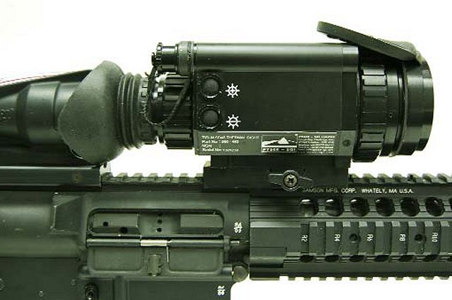 Designed specifically for assault rifles, submachine guns, machine guns and sharpshooter roles, TISI-M represents cutting edge uncooled thermal night vision technology in a compact, low profile and lightweight weapon sight, in either of its roles- stand alone with reticule on and in-line with reticule off. 