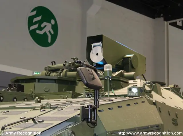 Rheinmetall surprises IDEX 2015 with a High Energy Laser mounted on a GTK Boxer platform
