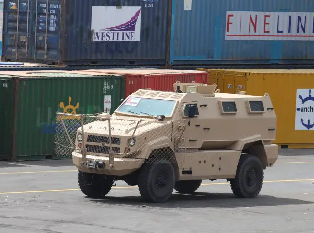 Streit Group showcased Typhoon 2 Armored Personnel Carrier during IDEX 2015 Live Demo 640 001