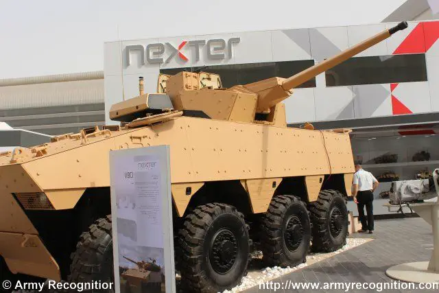 VBCI armoured infantry fighting vehicle T40 turret 40mm cannon IDEX 2015 defense exhibition 001