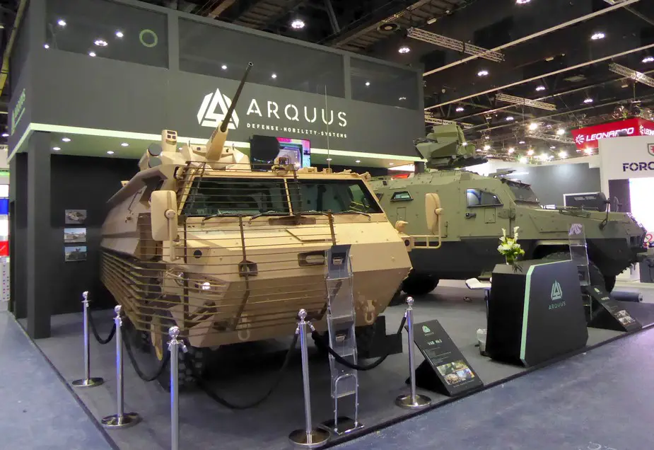 IDEX 2019 Arquus showcases its VAB Mk.3 APC with over armor for the first time 1