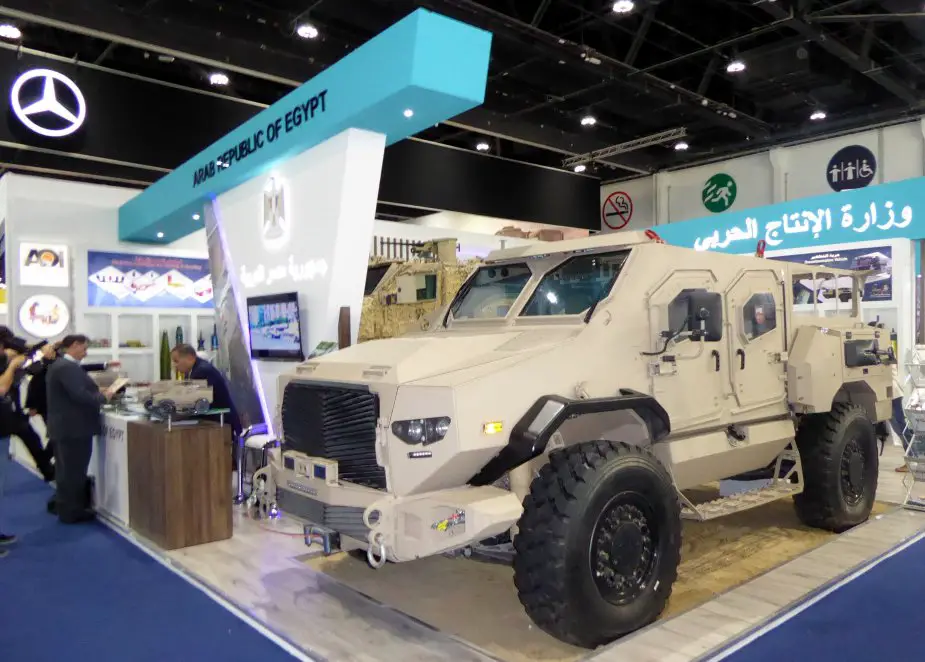 IDEX 2019 Egypt displays IMUT ST 100 MRAP and ST 500 LTV armored vehicles abroad for the first time 1