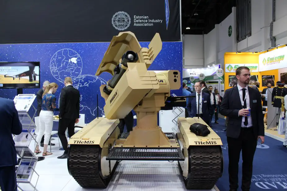 IDEX 2019 MBDA and MILREM Robotics unveil the worlds first antitank UGV