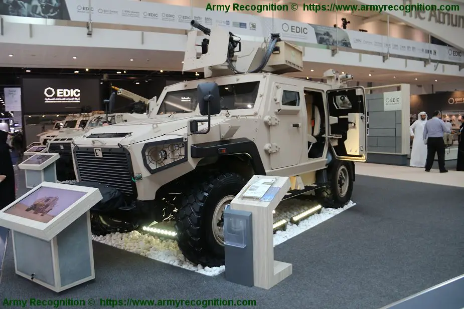 NIMR Launches new AJBAN 447A Multi Role Armoured Vehicle at IDEX 2019 defense exhibition in Abu Dhabi 925 002